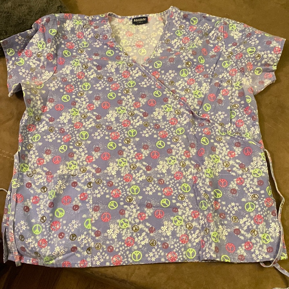 Womens scrub top